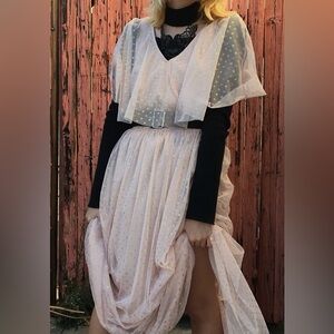 Elegant Pink Evening Gown